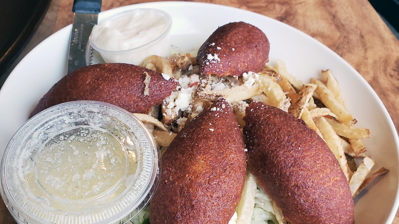 A Pittsburgh salad at Elham Restaurant